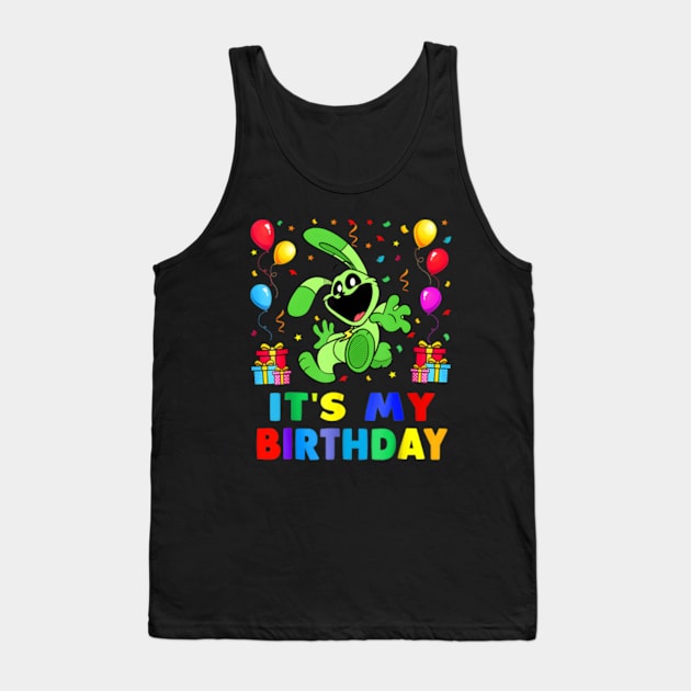 Its My Birthday Retro Tank Top by David Brown